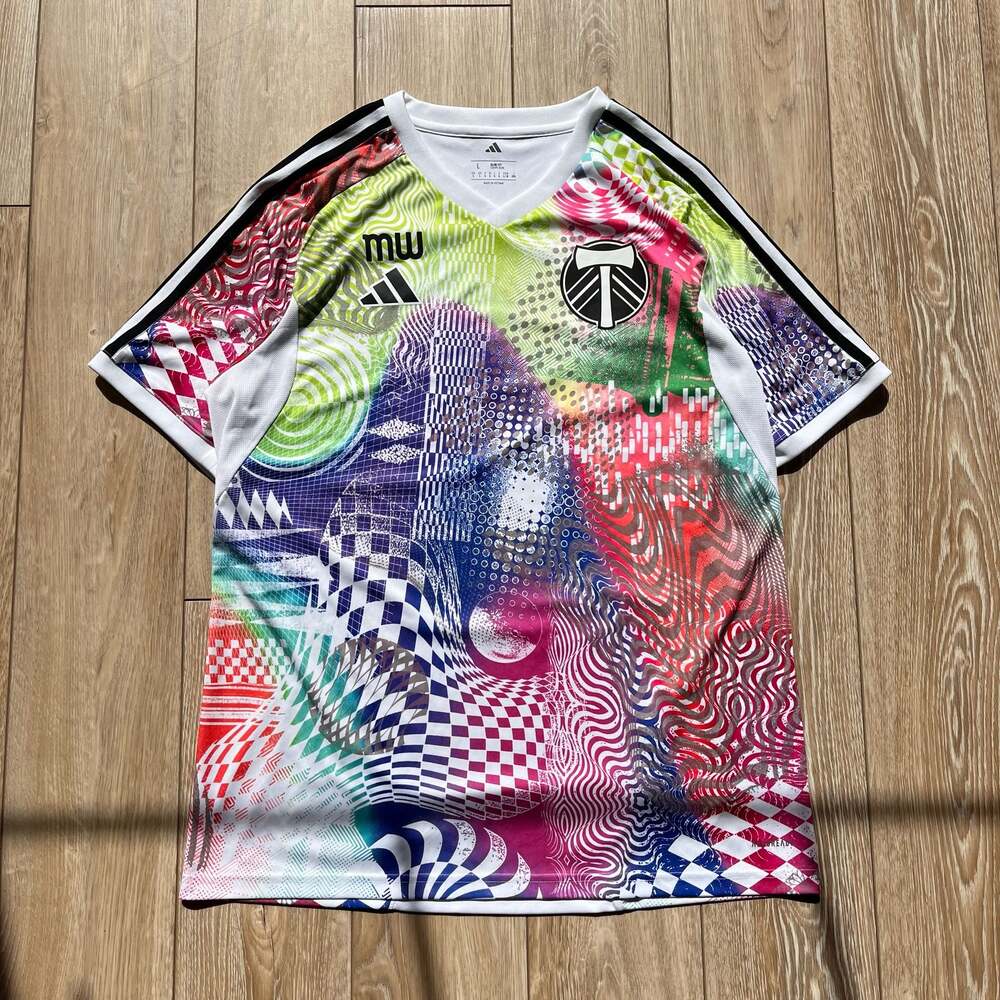 Adidas Portland Timbers 2023 Rose City Soccer Jersey Size L